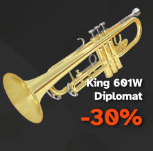 Trompete King 601W Diplomat Lacado